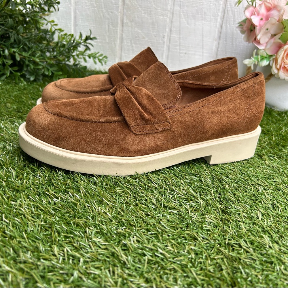 PAUL GREEN women Sadie Penny Loafer in Brown
Leather UK 4.5 US 7NEW